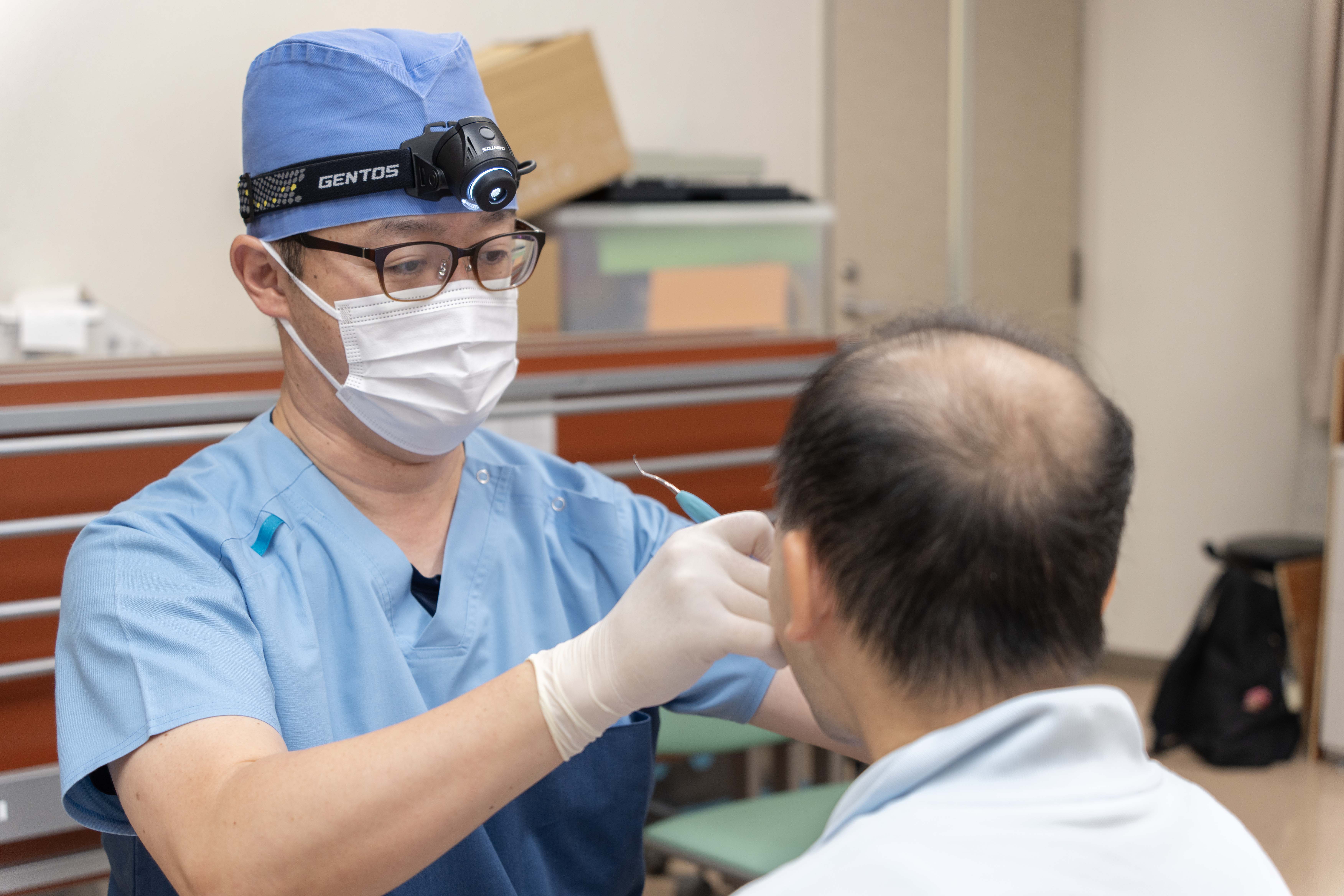 歯科医師による診療